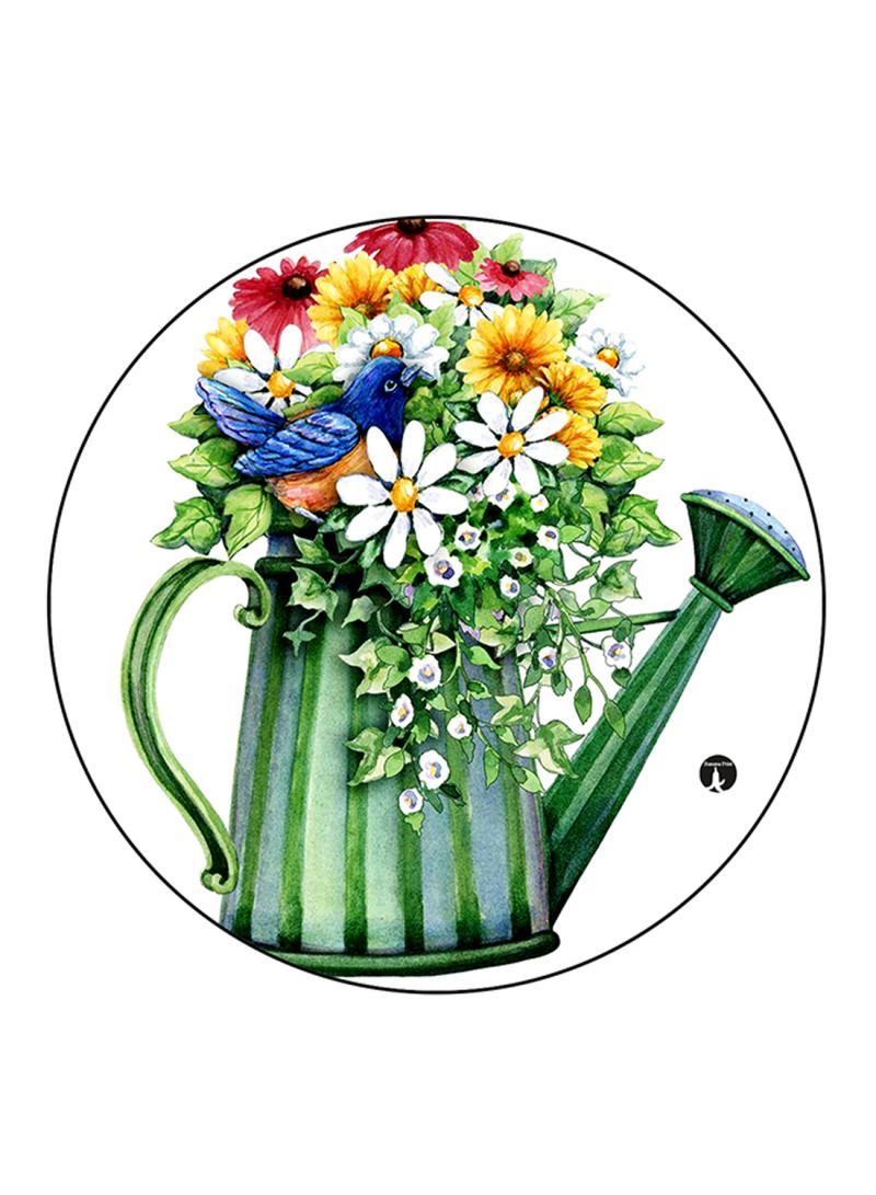 RKN Flowers Printed Fridge Magnet  Multicolour - Image 1