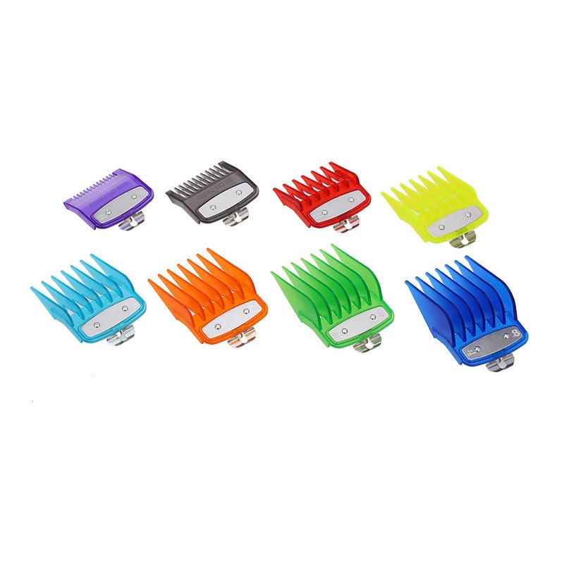 Hair Clipper Combs Guide Kit Plastic Hair Trimmer Guards Attachments Multi-color Hair Salon Tool Set of 8 / 10PCS - Image 1