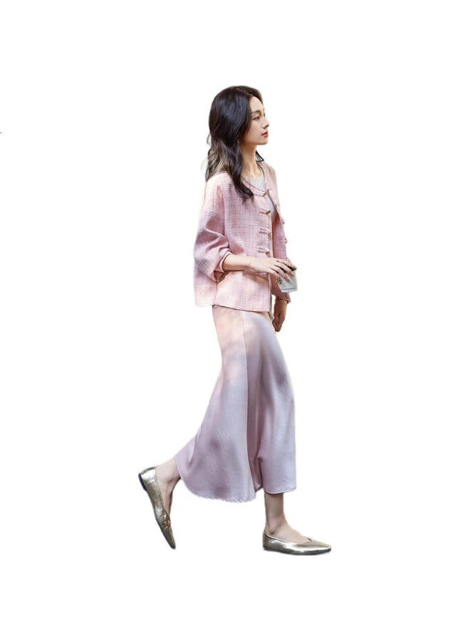 dme Demana [Bishirenjianhuo] Spring And Autumn Chinese-Style New Chic Cool Mandarin Collar Button-Up Loose Comfortable Concealing Women'S Jacket - Image 2