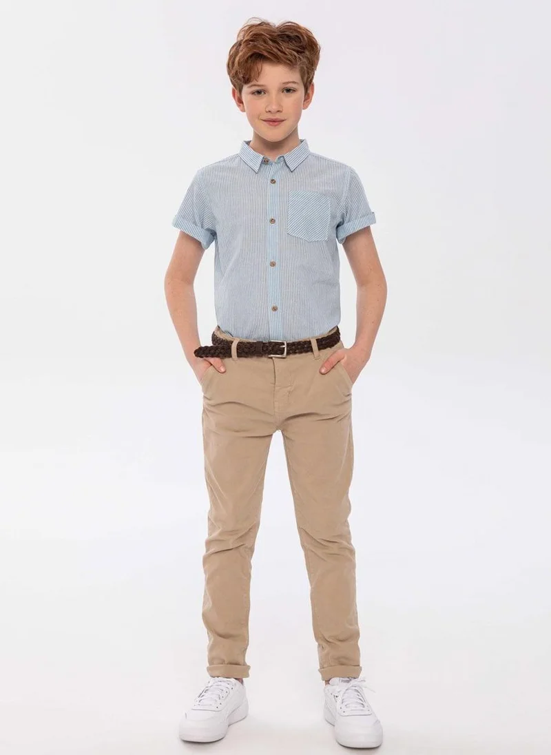 مينوتي Kids Boys Striped Shirt