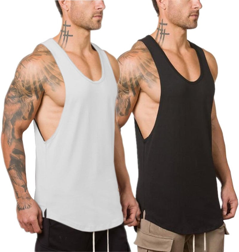 Muscle Killer قمصان بدون أكمام للرجال لتمارين كمال الأجسام واللياقة البدنية، عبوة من 1/2/3 قطع - Image 1