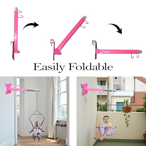VParents Window Baby Cradle cot Metal Hanger Adjustable and Foldable with wall mounting/Hanging (net and Bolts are not Included) - Image 2