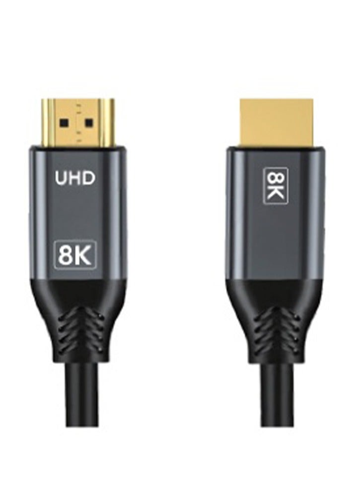 HDMI 2.1 Cable 8K Ultra HD – High Speed 48Gbps, Supports 8K 120Hz, 4K 144Hz, HDR10, Dolby Vision, eARC, 7.1 Surround Audio – Compatible with PS5, Xbox, Apple TV, Smart TV, Projector – Braided Durable Design – Supports Dolby Atmos & DTS-HD (2.1 Version)  - Image 1