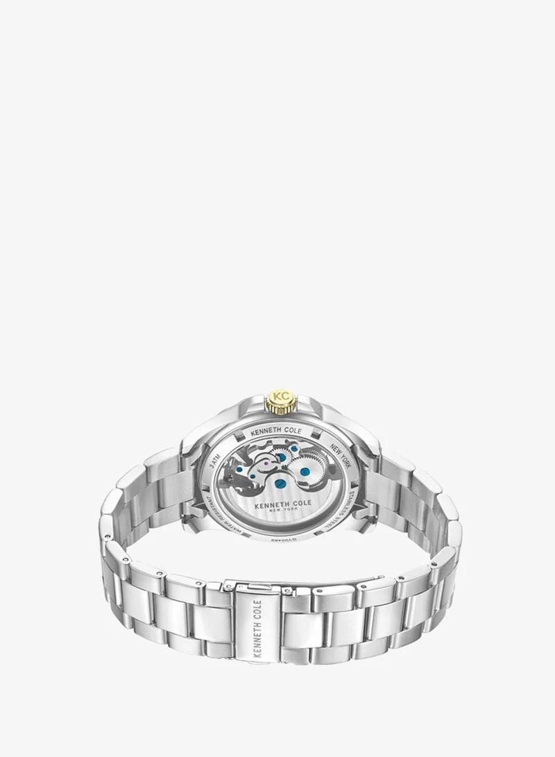 Kenneth Cole New York  Kenneth Cole New York 43mm Automatic Men's Watch with Black Dial & Stainless Steel Bracelet for Men | Best Price UAE