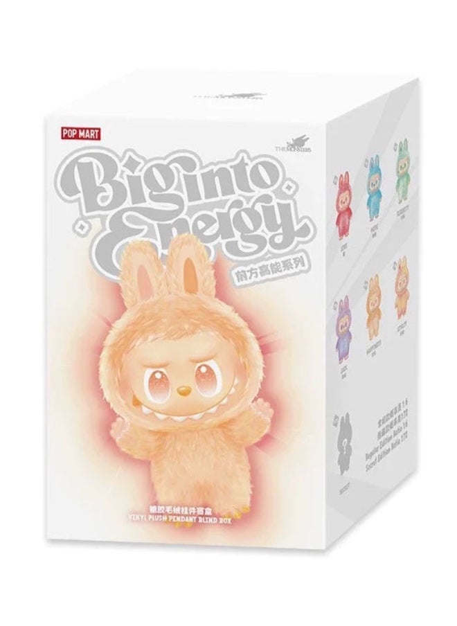 POP MART Labubu THE MONSTERS Big into Energy Series-Vinyl Plush Pendant Blind Surpise Box (Single Box)  - Image 1