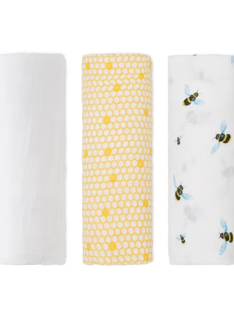Malabar Baby 3 PACK Bee Happy (Bee with White)