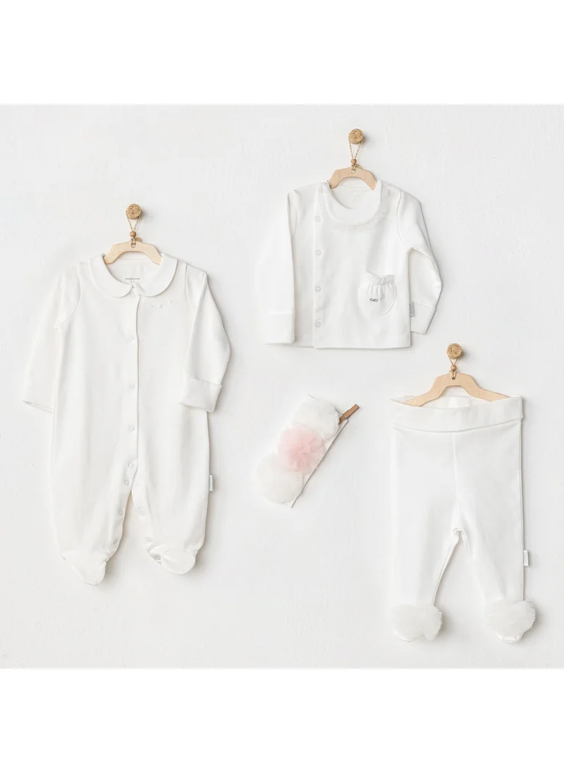 Andywawa Baby Hospital Release 4 Piece Newborn Tulle Set Petıt Love AC24501