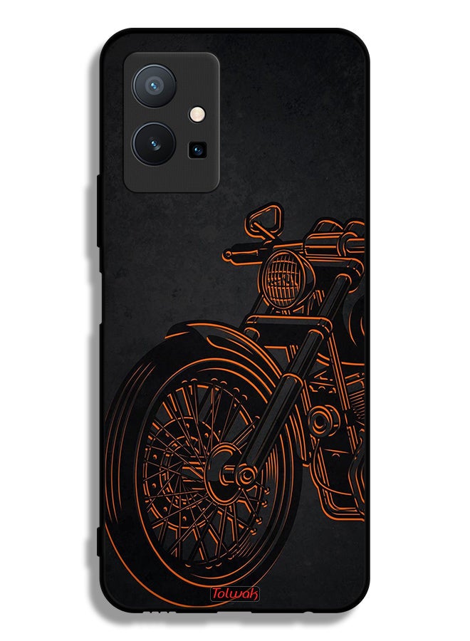 Tolwak Vivo T1 5G Protective Case Cover Vintage Bike - Image 2