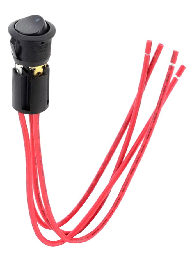 Loquat Fog light Push On-Off Rocker Switch With Wire Socket Plug - Image 1