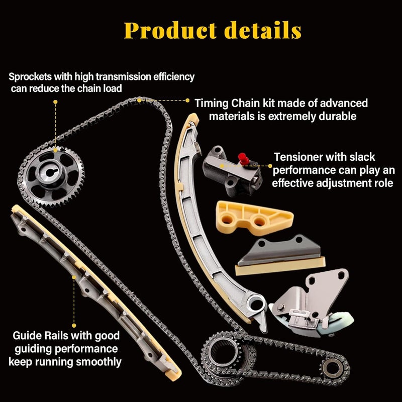 OCPTY Timing Chain Kit for Acura ILX, TSX, Honda Accord, and Crosstour 2.4L (2013-2015) - Image 3