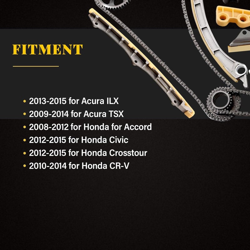 OCPTY Timing Chain Kit for Acura ILX, TSX, Honda Accord, and Crosstour 2.4L (2013-2015) - Image 5