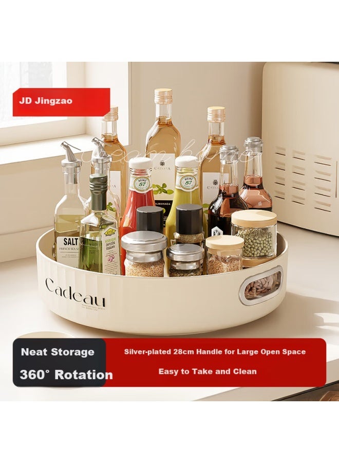 JD.com Jd Home Kitchen Organizer Rotating Spice Rack Kitchen Seasoning Tray Multi-Functional Storage Rack Tray Household - Image 1