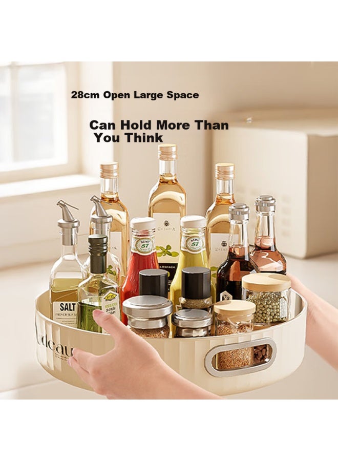 JD.com Jd Home Kitchen Organizer Rotating Spice Rack Kitchen Seasoning Tray Multi-Functional Storage Rack Tray Household - Image 2