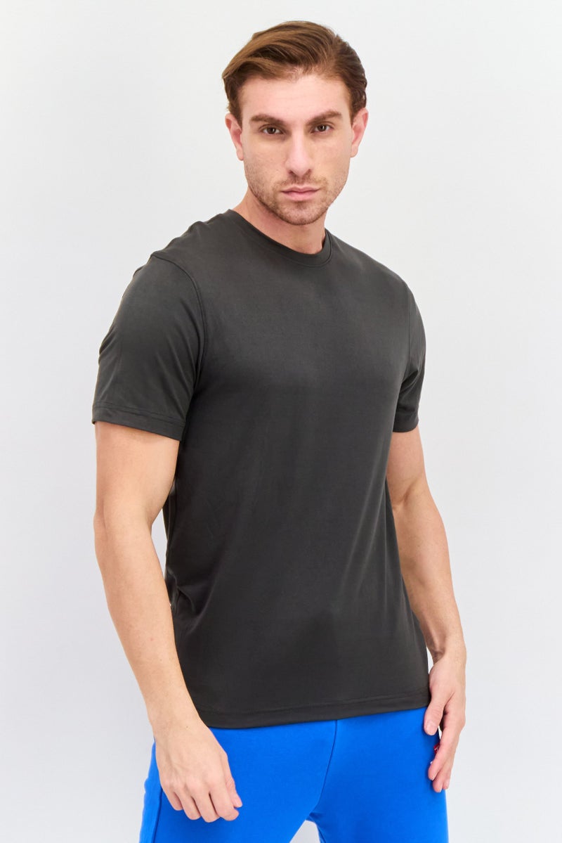 Legend Men 2 Piece Sportswear Fit Short Sleeves Training T-shirts, Navy - Image 4