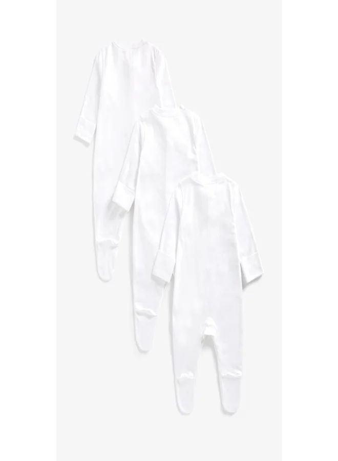 مذركير White Sleepsuits 3 Pack