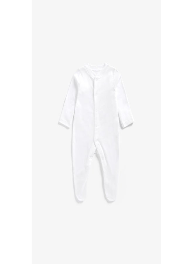 mothercare طقم ملابس نوم بيضاء مكونة من 3 قطع  - Image 3