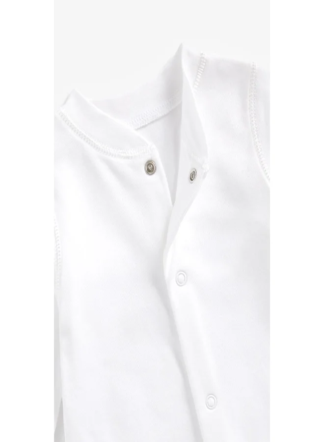 mothercare White Sleepsuits 3 Pack