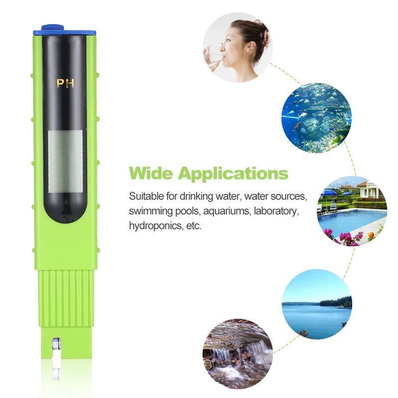 Portable Pen-type pH Meter Water Quality Analysis Device High Accuracy Digital LCD pH Tester with ATC Automatic Temperature Compensation Function - Image 5