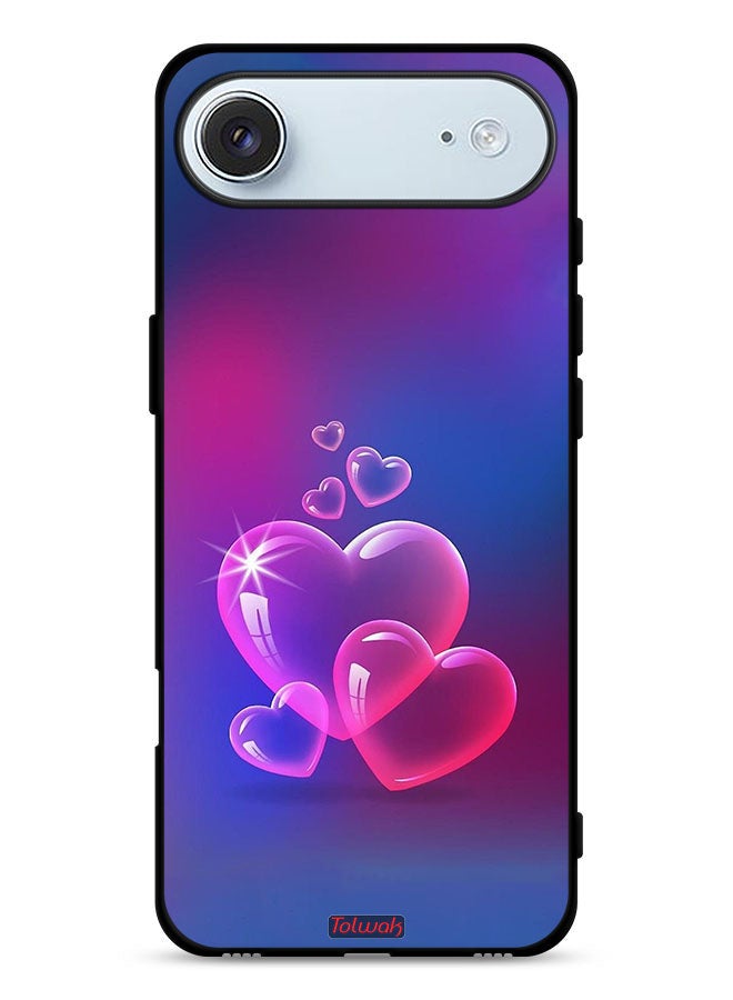Tolwak Apple iPhone Air Protective Case Cover Water Hearts - Image 1