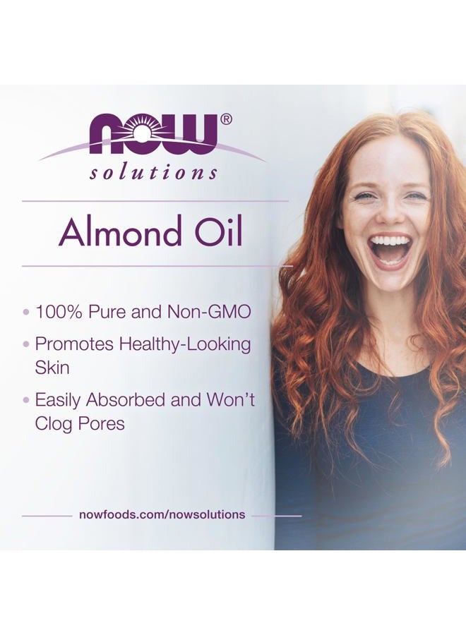 now Solutions, Sweet Almond Oil, 100% Pure Moisturizing Oil, Promotes Healthy-Looking Skin, Unscented Oil, 16-Ounce,Package may vary - Image 4