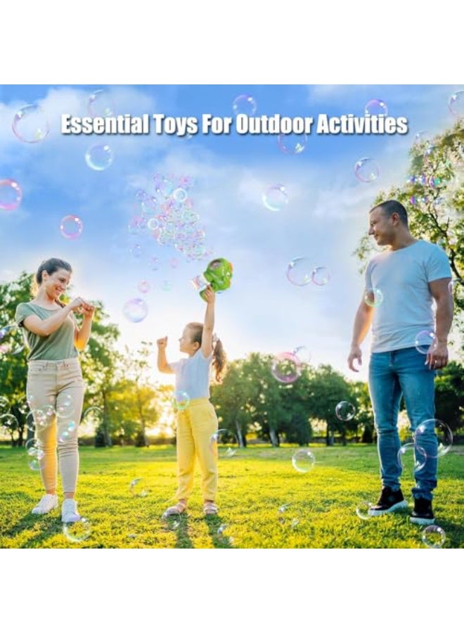 general Bubble Machine Gun Soap Bubbles Bubble Machine Bubble Blower 12 Holes Cute and Fun Gift for Garden Outdoor Party Wedding Gift - Image 5