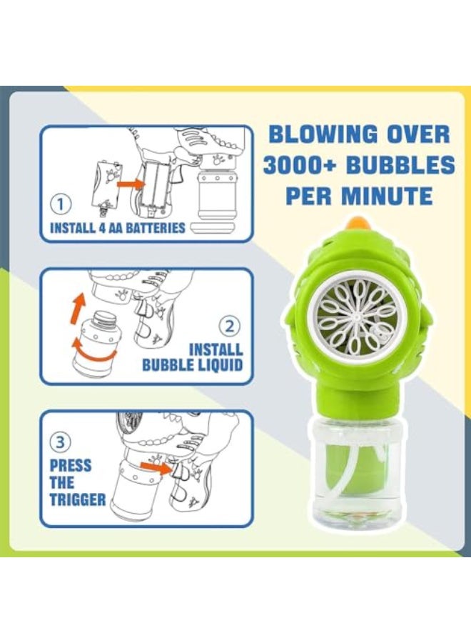 general Bubble Machine Gun Soap Bubbles Bubble Machine Bubble Blower 12 Holes Cute and Fun Gift for Garden Outdoor Party Wedding Gift - Image 2