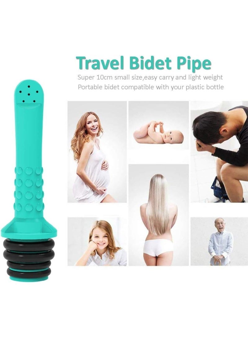 2PCS Portable Bathroom Bidet, Travel Bidet Bottle Nozzle with Sealing Rings, Universal Bottle Bidet for 21-25mm Bottle Necks, Personal Hygiene Sprayer for Toilet Camping Hiking Outdoor Use - Image 4