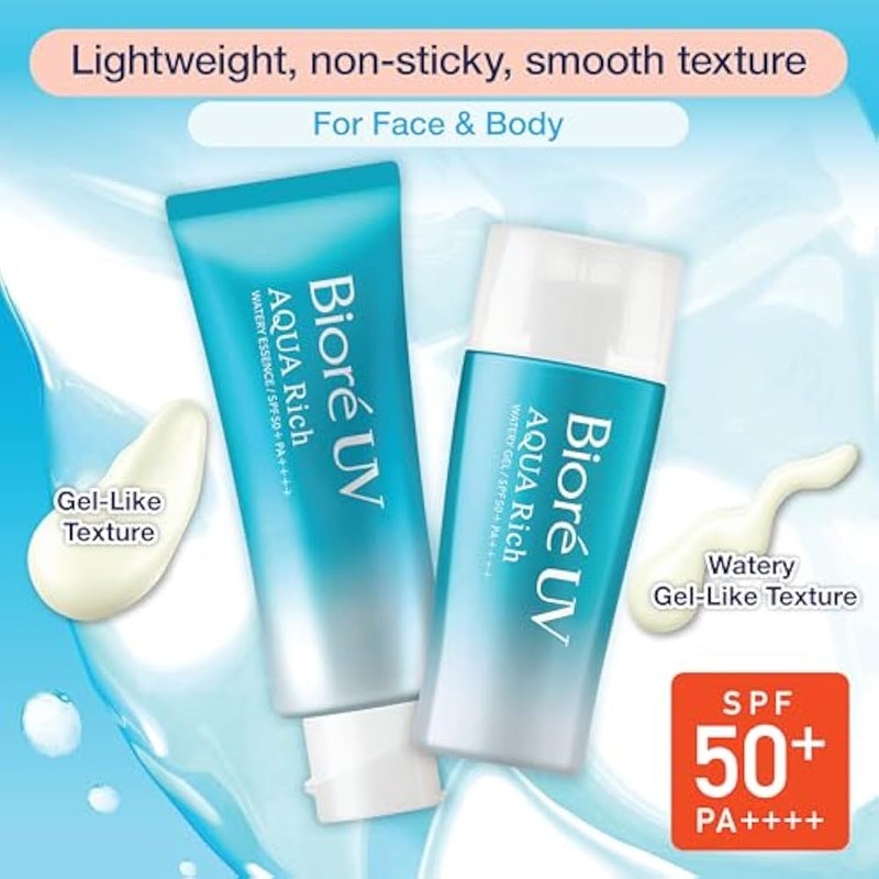 Kao Bioré UV Aqua Rich Watery Essence Sun Cream SPF 50+ 50g - Image 3