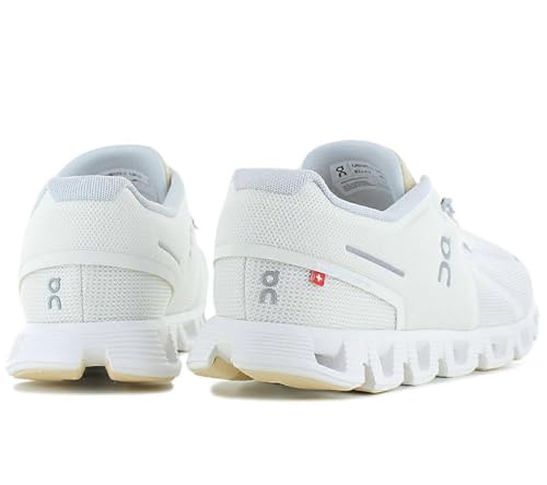 On Men's Cloud 5 Push Sneakers, Ivory/Savannah, 9 Medium US - Image 3