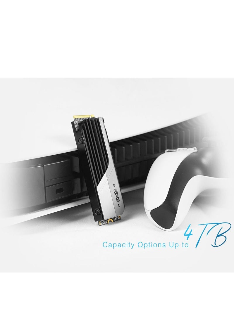 Silicon Power NVME SSD with Cooling 4TB, Speed Up to 7300 Mb/s - PCIe Gen 4x4 XS70 - Image 4