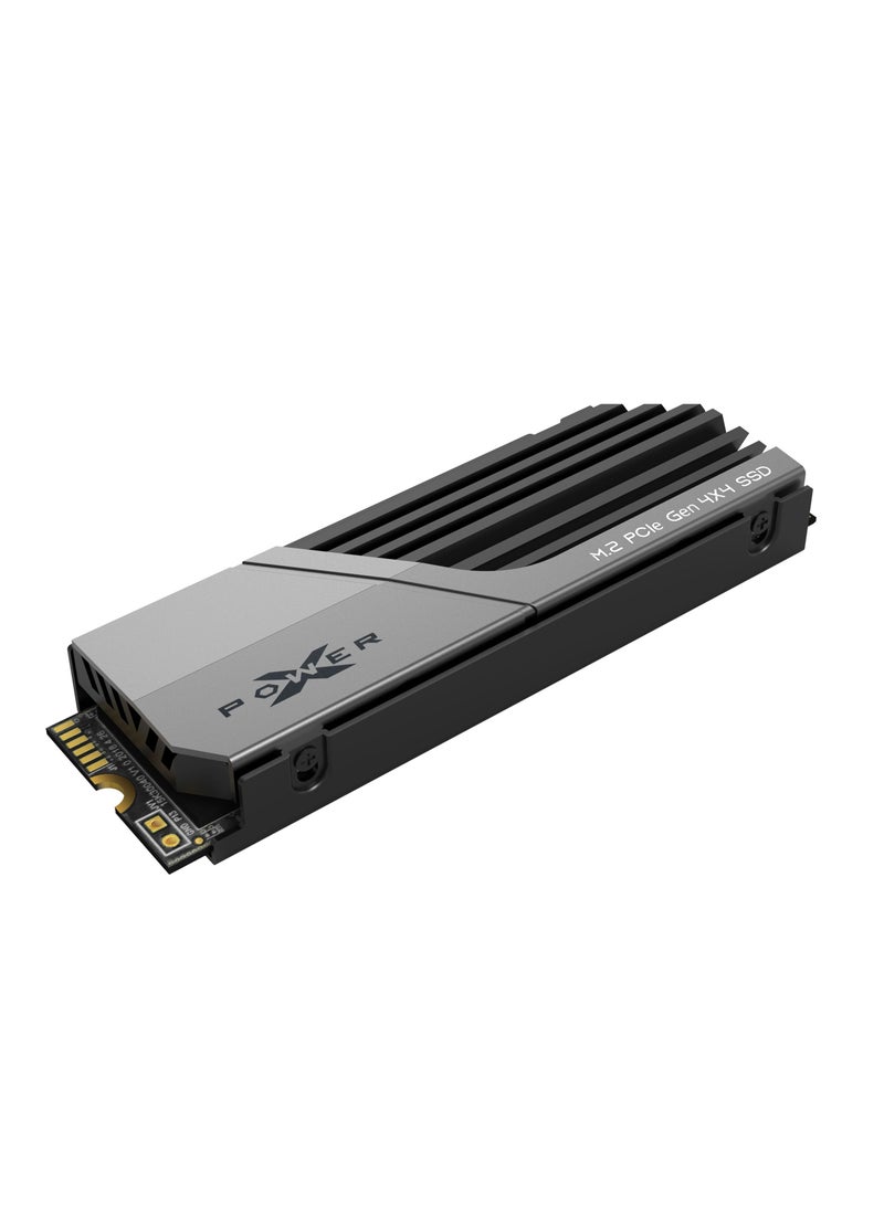 Silicon Power NVME SSD with Cooling 4TB, Speed Up to 7300 Mb/s - PCIe Gen 4x4 XS70 - Image 2