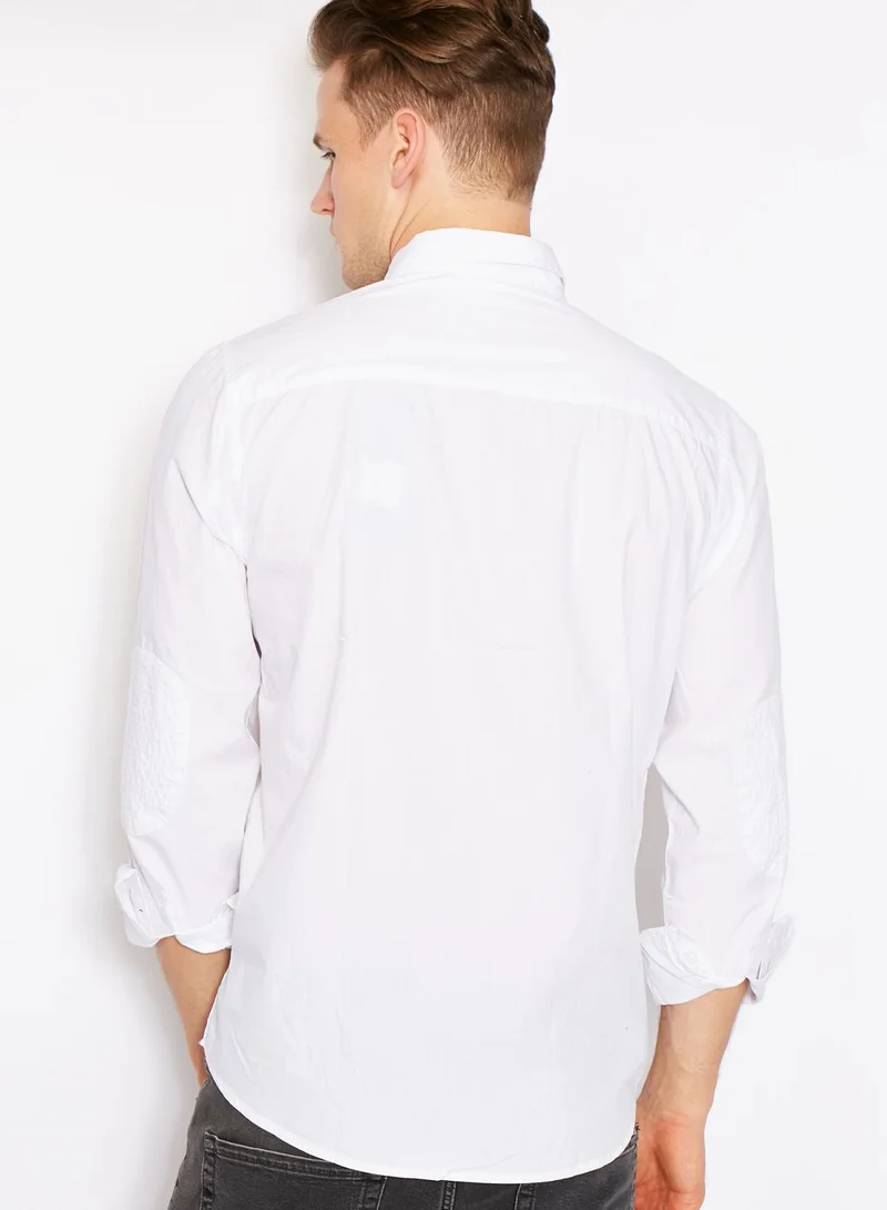 BRAVE SOUL Camus Zip Detailed Shirt