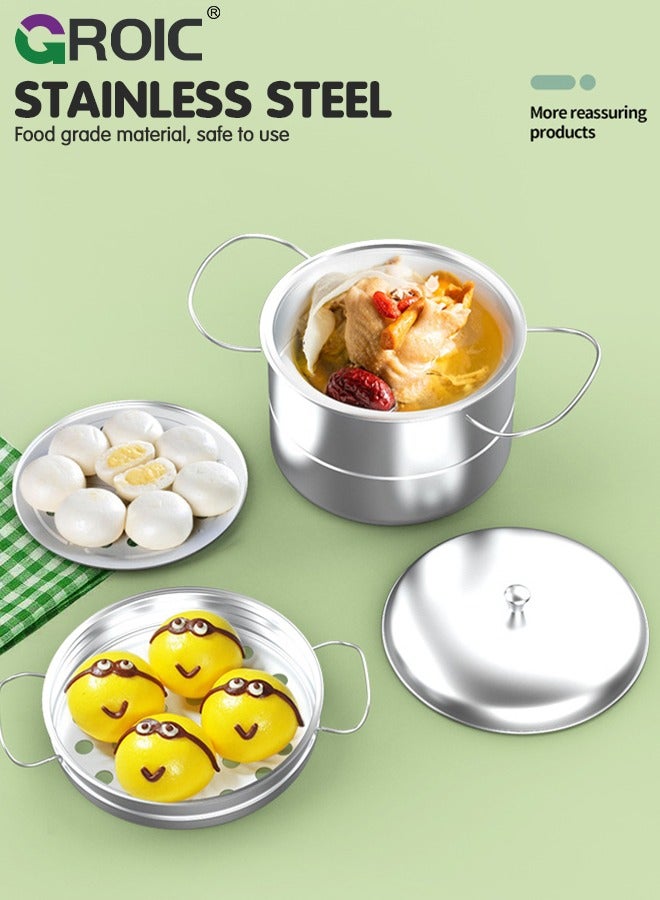 GROIC 28PCS Kid Cooking Set,Montessori Kitchen Tools,Utensils includes Stove Burner Aprons Cooking Tool for Real Food Making,Play Food Set for Kids Kitchen,Play Kitchen Appliances(Blue) - Image 5