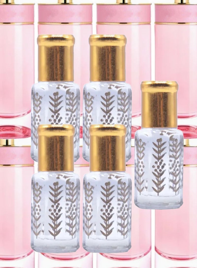 5 قطع عطر كاندي فلوريل ثابت وفواح عبوة اقتصادية 6 مل