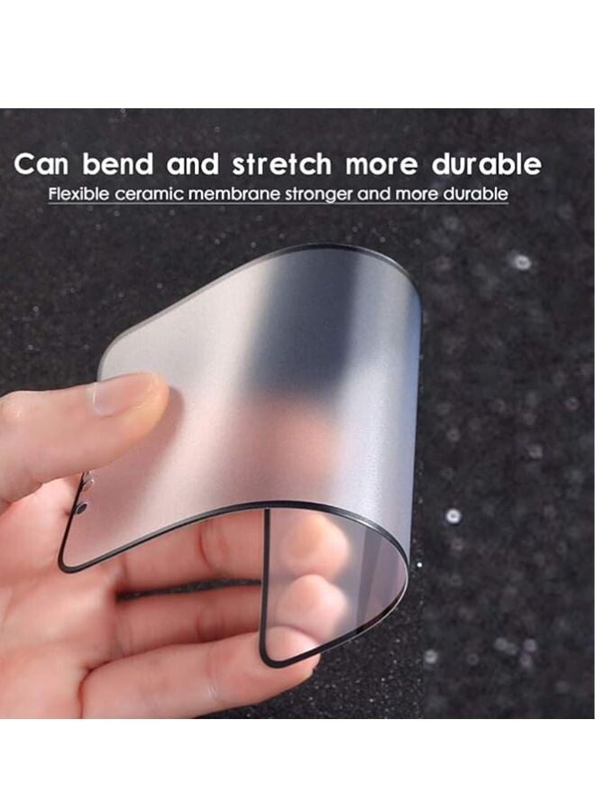 Matte ceramic screen protector compatible with Iphone 15 pro max