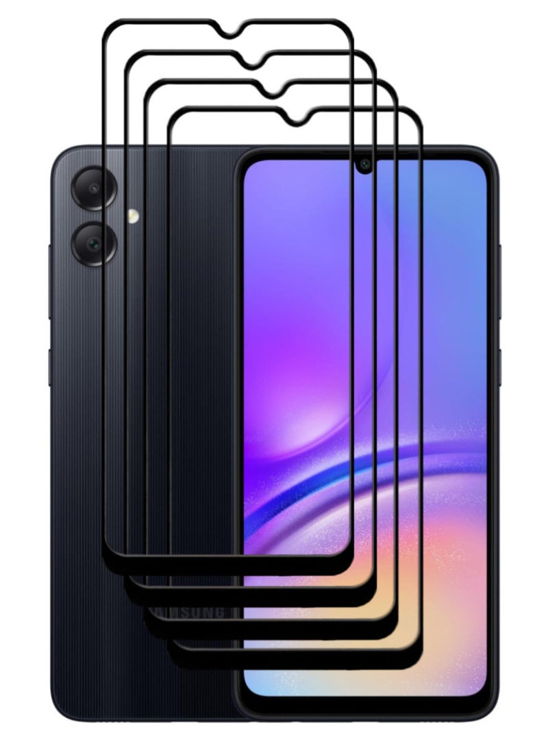 ACLIX 4 Pieces Antistatic ESD Dustproof Premium Quality High Definition Tempered Glass Screen Protector Designed For Samsung Galaxy A05 - Image 1