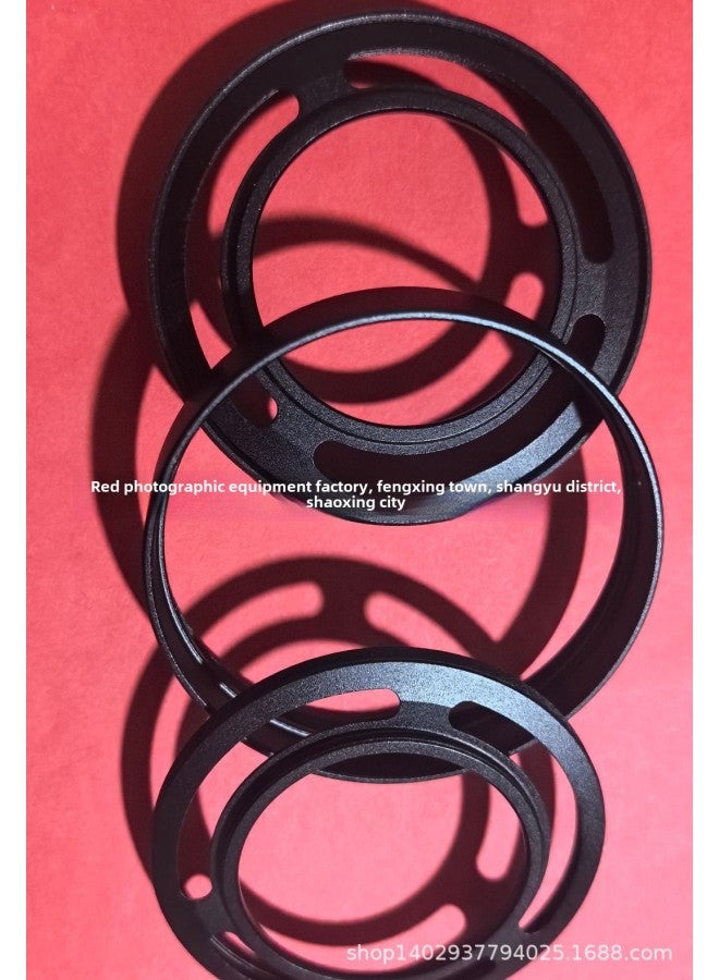 X100 Light Shield Adapter Ring Light Shield X100VI Adapter Ring 49UV Protection Ring X10 Light Shield-Color:X10 Lens Hood Black  - Image 1