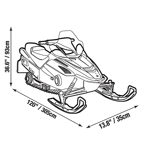 Raider 02-7720 SX-Series X-Large Weather and UV-Resistant Snowmobile Storage Cover - Image 3