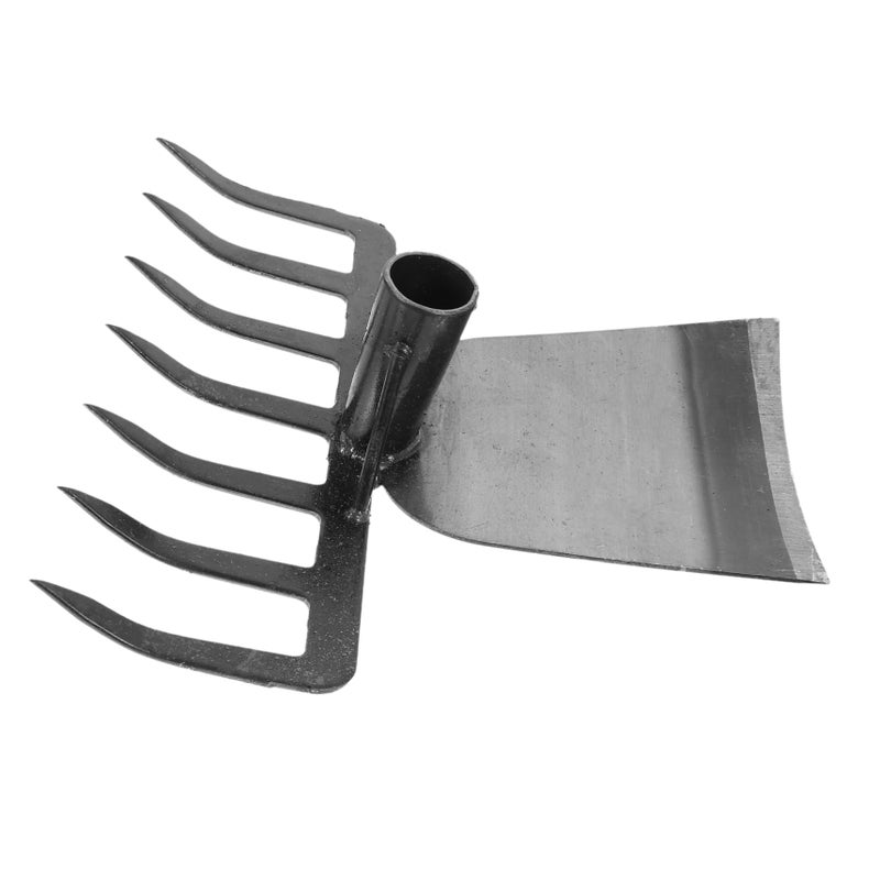 Stainless Steel Garden Hoe and Rake Tool for Weeding Digging Vegetable Farming - Image 2