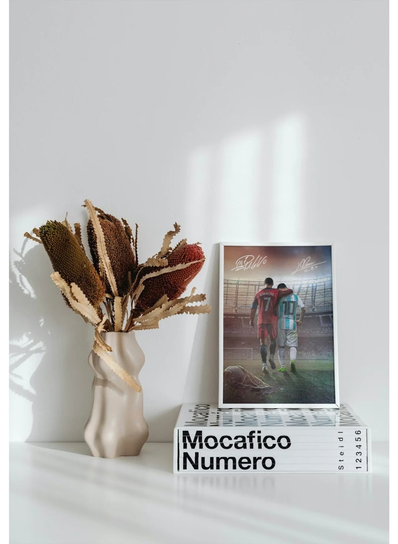 TNESSENTIAL RONALDO X MESSI CANVAS POSTER - Image 3