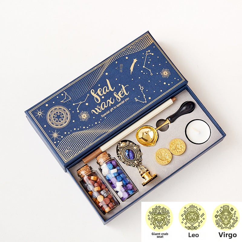 Creative Starry Wax Seal Set (Cancer, Leo, Virgo) 