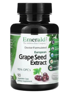 Emerald Laboratories European Grape Seed Extract 90 Vegetable Caps 