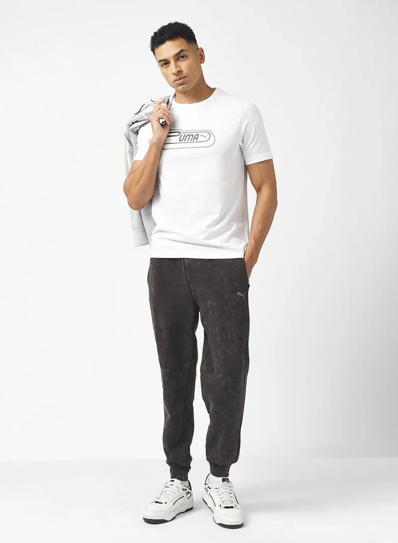 PUMA puma white-puma black Future Archive Graphic Relaxed T-Shirt for Men | Best Price UAE