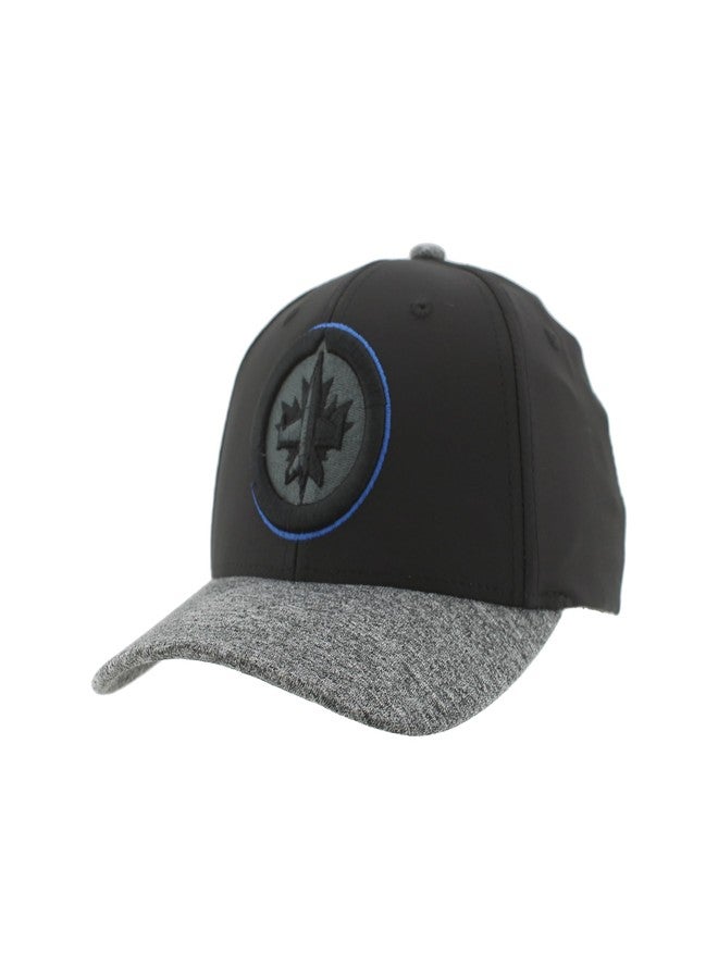 ZHATS Winnipeg Jets NHL Officially Licensed Hat Pristine Black - Image 1
