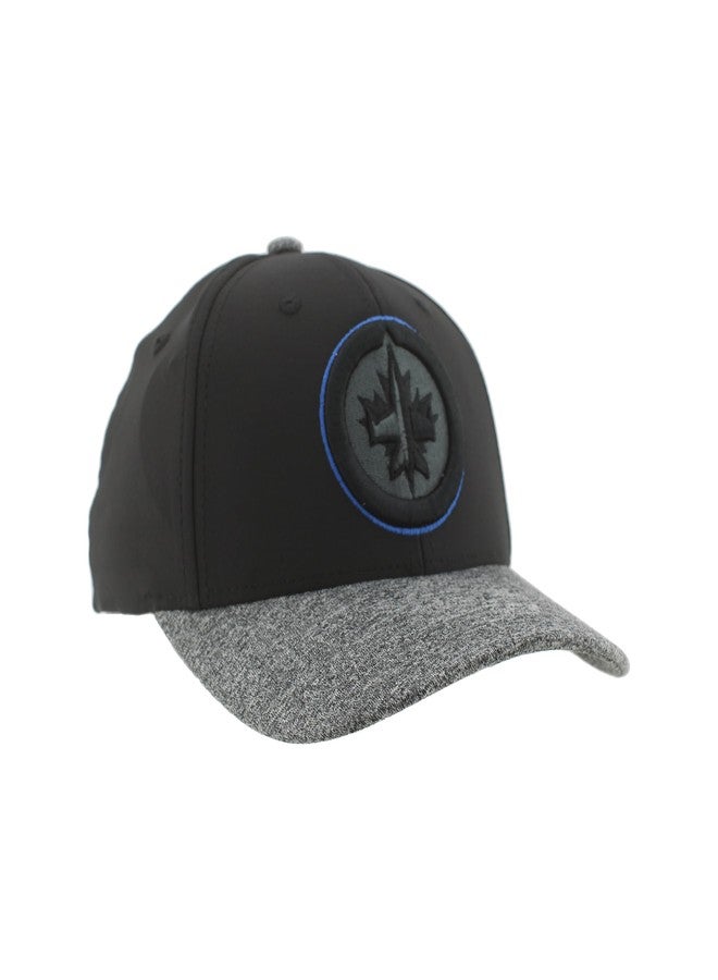 ZHATS Winnipeg Jets NHL Officially Licensed Hat Pristine Black - Image 2