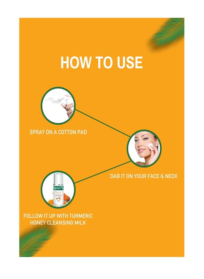 ALAROMALEAFS حليب منظف بالكركم والعسل من ألاروما ليفز، غني بفيتامين هـ وزيت الزيتون، تأثير منعش، مناسب لجميع أنواع البشرة، 120 مل - Image 4
