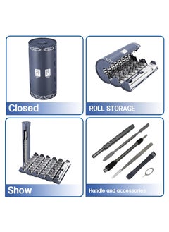 GR Deals GR Deals 128 in 1 Precision Screwdriver Set Micro Screw driver Set Computer Tool Kit Electronics Tool Kit for Phone Computer PC gaming consoles Repair Screwdriver Set Grey  - Image 5
