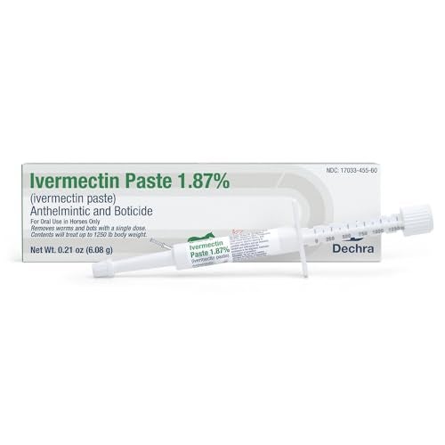 Dechra Ivermectin Paste 1.87% | Horse Dewormer Paste - Image 1