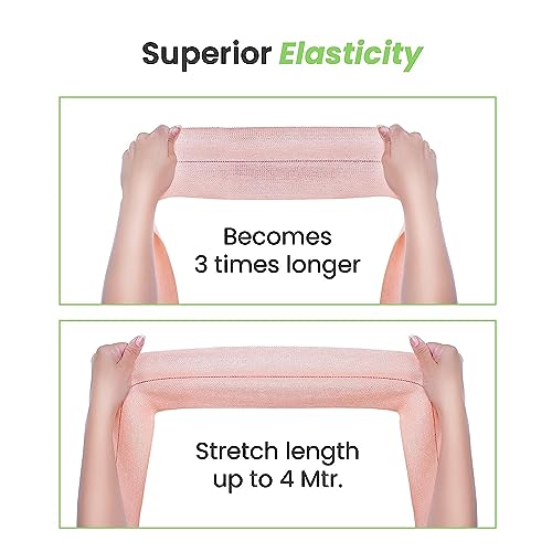 MY ARMOR Premium Elastic Adhesive Bandage for Support & Pain Relief, 10cm x 4mt,1 Piece - Image 5