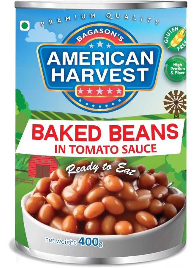 American Harvest American Harvest Baked Beans in Tomato Sauce EO 400g Pack of 3 - Image 2